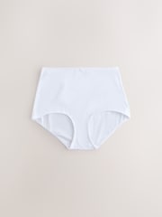 Blue Full Brief Cotton Rich Knickers 7 Pack - Image 8 of 10