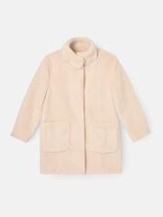 Angel & Rocket Cream Adaline Fur Coat - Image 6 of 8