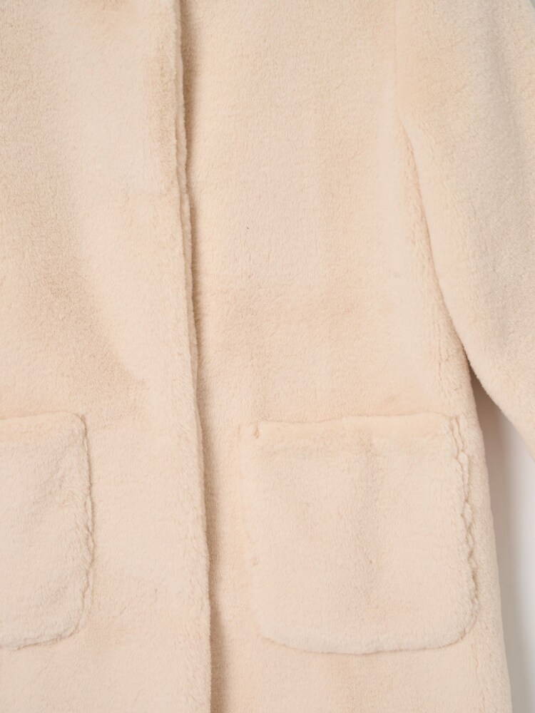 Angel & Rocket Cream Adaline Fur Coat - Image 8 of 8