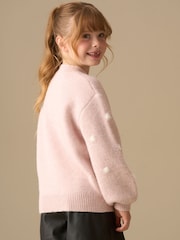 Angel & Rocket Pink Izzy Polar Bear Jumper - Image 3 of 8