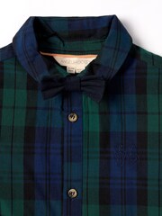 Angel & Rocket Abel Plaid Shirt With Bow Tie - صورة 7 من 7