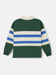Angel & Rocket Green Edward Collared Sweatshirt - Image 7 of 7