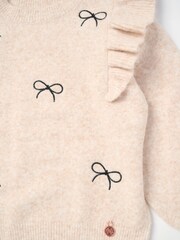 Angel & Rocket Cream Camila Diamonte Ruffle Jumper - Image 2 of 6
