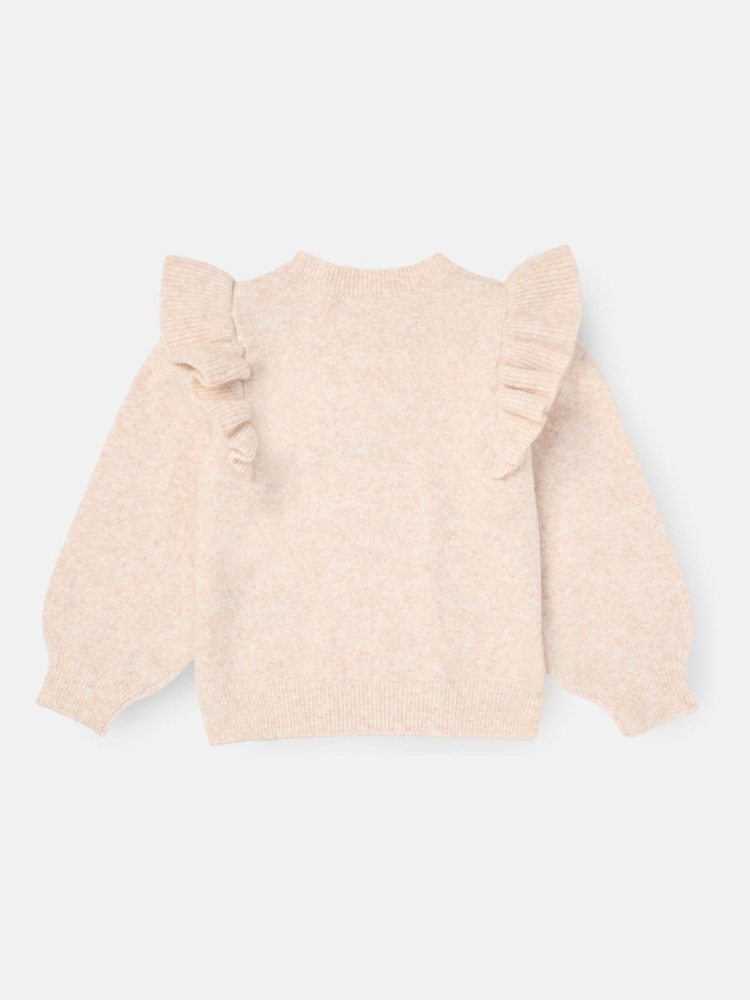 Angel & Rocket Cream Camila Diamonte Ruffle Jumper - Image 6 of 6