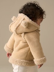 Angel & Rocket Cream River Shearling Jacket - Image 3 of 7