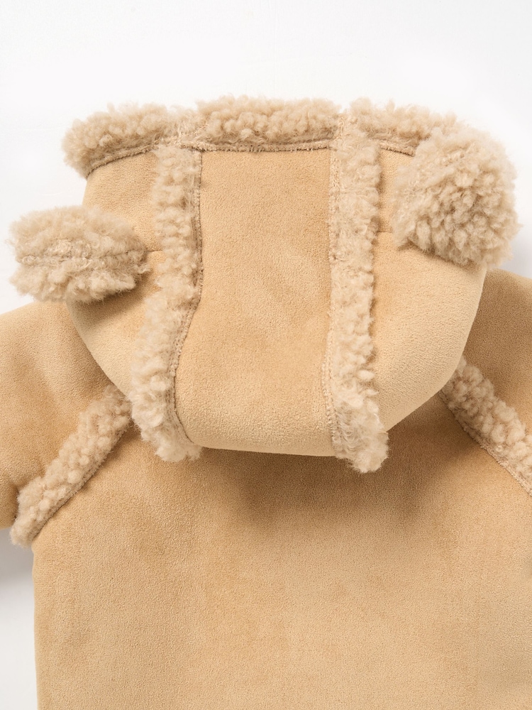 Angel & Rocket Cream River Shearling Jacket - Image 7 of 7 Angel & Rocket Cream River Shearling Jacket - Image 7 of 7