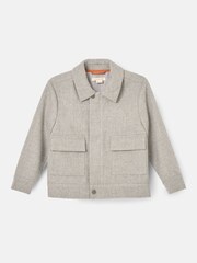 Angel & Rocket Grey Parker Varsity Jacket - Image 6 of 8