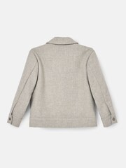 Angel & Rocket Grey Parker Varsity Jacket - Image 7 of 8