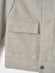 Angel & Rocket Grey Parker Varsity Jacket - Image 8 of 8