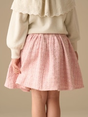 Angel & Rocket Pink Faye Tweed Skirt - Image 4 of 7