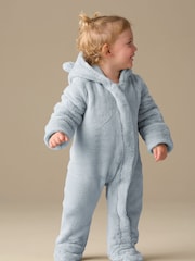 Angel & Rocket Blue Quinn Faux Fur Pramsuit - Image 1 of 5