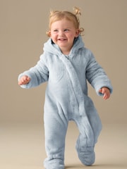 Angel & Rocket Blue Quinn Faux Fur Pramsuit - Image 2 of 5