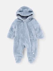 Angel & Rocket Blue Quinn Faux Fur Pramsuit - Image 3 of 5