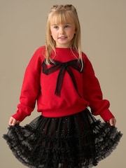 Angel & Rocket Red Freya Mesh Bow Sweater - Image 2 of 7