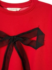 Angel & Rocket Red Freya Mesh Bow Sweater - Image 7 of 7