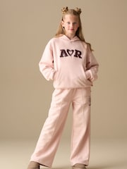 Angel & Rocket Pink Lila Active Wide Leg Joggers - Image 2 of 8