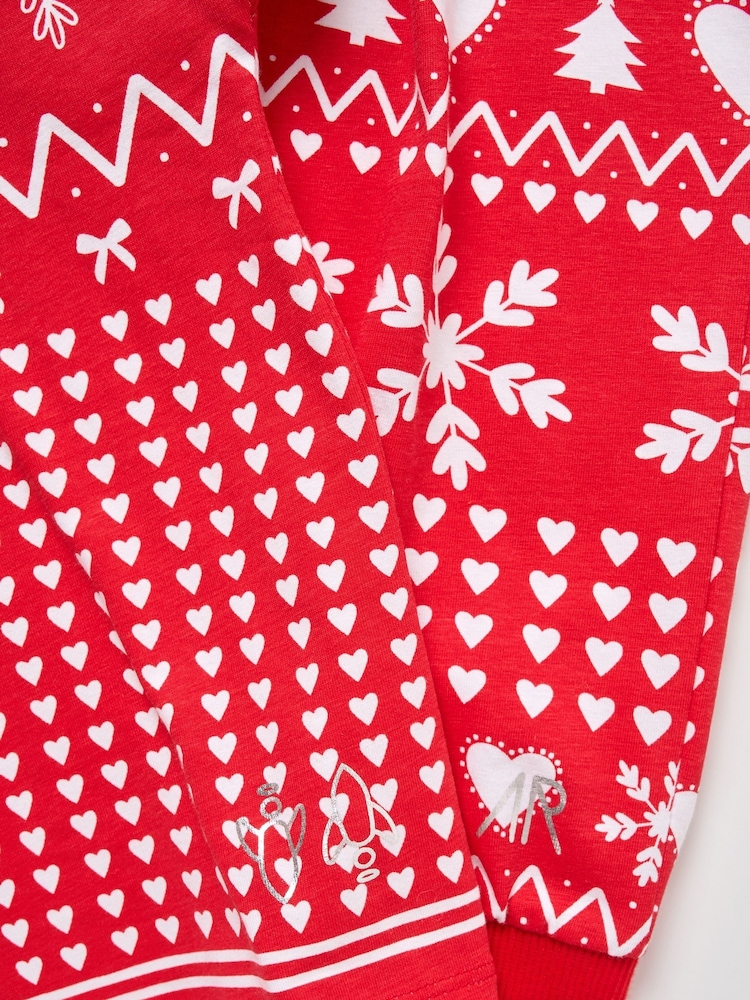 Angel & Rocket Red Fern Red Fairsile Pyjamas - Image 7 of 7 Angel & Rocket Red Fern Red Fairsile Pyjamas - Image 7 of 7