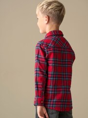 Angel & Rocket Red Camden Brushed Shirt With Bow Tie - Image 6 of 9