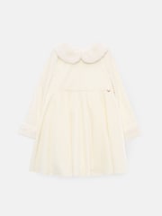 Angel & Rocket White Gabrielle Fur Collar Dress - Image 5 of 7