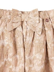 Angel & Rocket Cream Etta Metallic Jacquard Skirt - Image 6 of 6