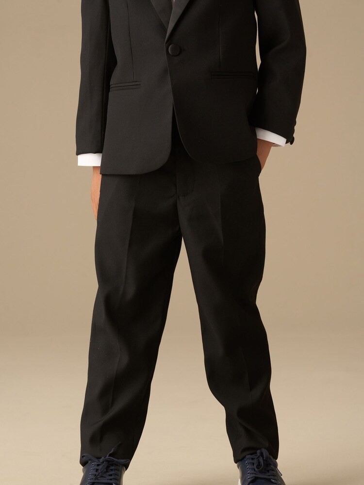 Angel & Rocket Black Tanner Tuxedo Trousers - Image 1 of 7