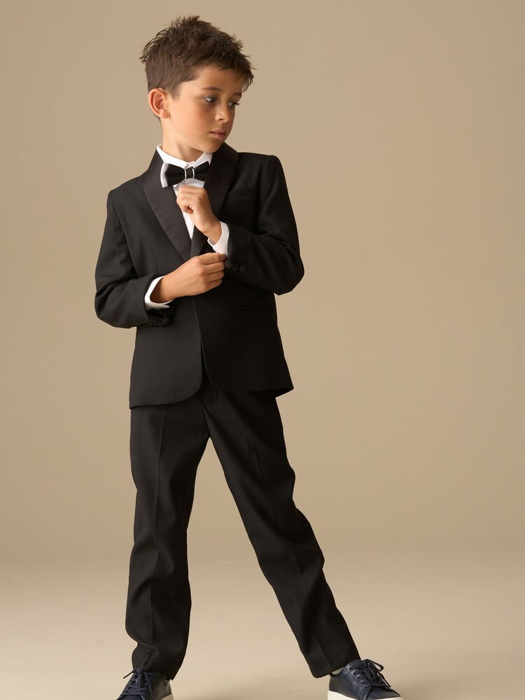 Angel & Rocket Black Tanner Tuxedo Trousers - Image 2 of 7
