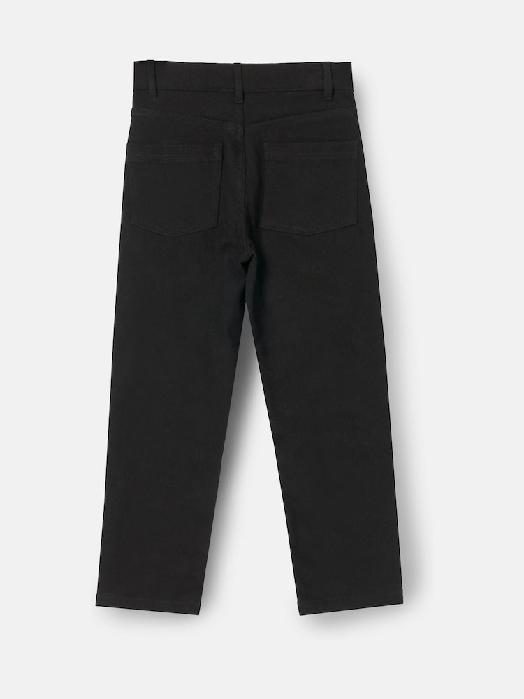 Angel & Rocket Black Aylie Beaded Barrel Leg Jeans - Image 8 of 8