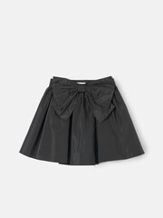 Angel & Rocket Black Nadia Tafetta Bow Skirt - Image 5 of 7