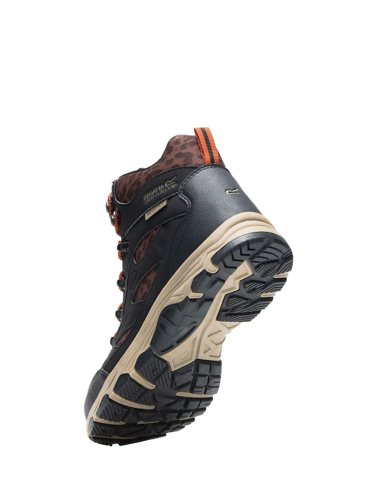 Regatta Black Leopard Print Vendora Boots - Image 9 of 9