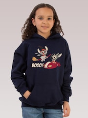Brands In Blue Disney Stitch Halloween Boo Hoodie - Image 1 of 5
