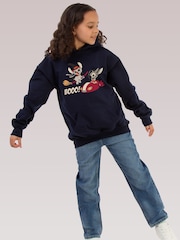 Brands In Blue Disney Stitch Halloween Boo Hoodie - Image 2 of 5