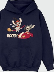 Brands In Blue Disney Stitch Halloween Boo Hoodie - Image 4 of 5