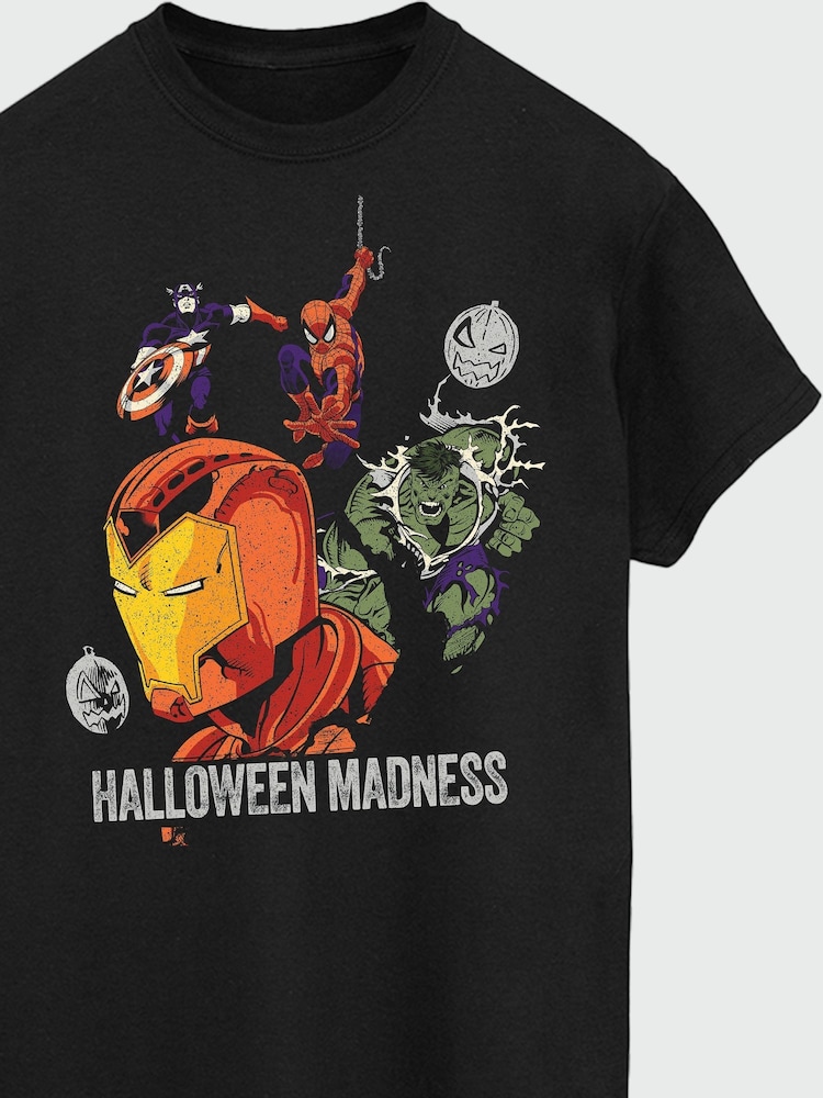 Brands In Black Marvel Halloween Madness T-shirt - Image 5 of 5 Brands In Black Marvel Halloween Madness T-shirt - Image 5 of 5