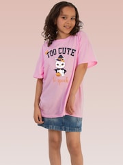 Brands In Pink Halloween Too Cute To Spook T-Shirt - Image 2 of 5