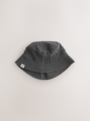 Grey Stampy Printed Woven Baby Bucket Hats 2 Pack (0mths-2yrs) - Image 2 of 5