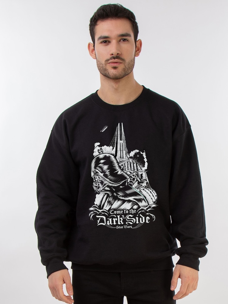 Brands In Black Star Wars Dark Side Halloween Sweat Top - Image 1 of 4