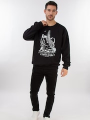 Brands In Black Star Wars Dark Side Halloween Sweat Top - Image 2 of 4