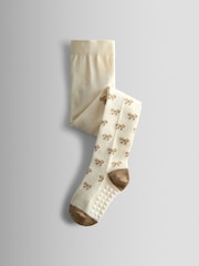 JoJo Maman Bébé Pink 2-Pack Glitter Cotton Rich Tights - Image 5 of 7