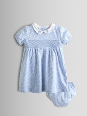 JoJo Maman Bébé Blue Dress - Image 1 of 7