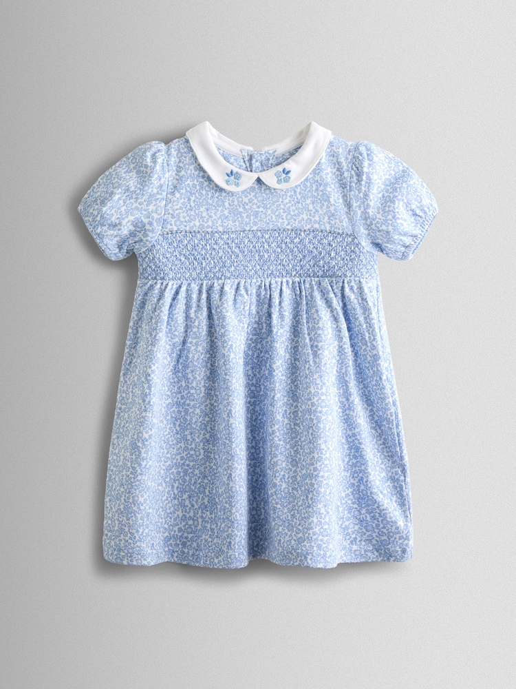 JoJo Maman Bébé Blue Dress - Image 2 of 7
