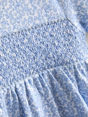 JoJo Maman Bébé Blue Dress - Image 7 of 7