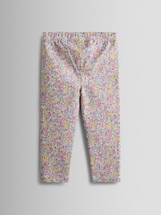 JoJo Maman Bébé Pink 2-Pack Leggings - Image 3 of 7