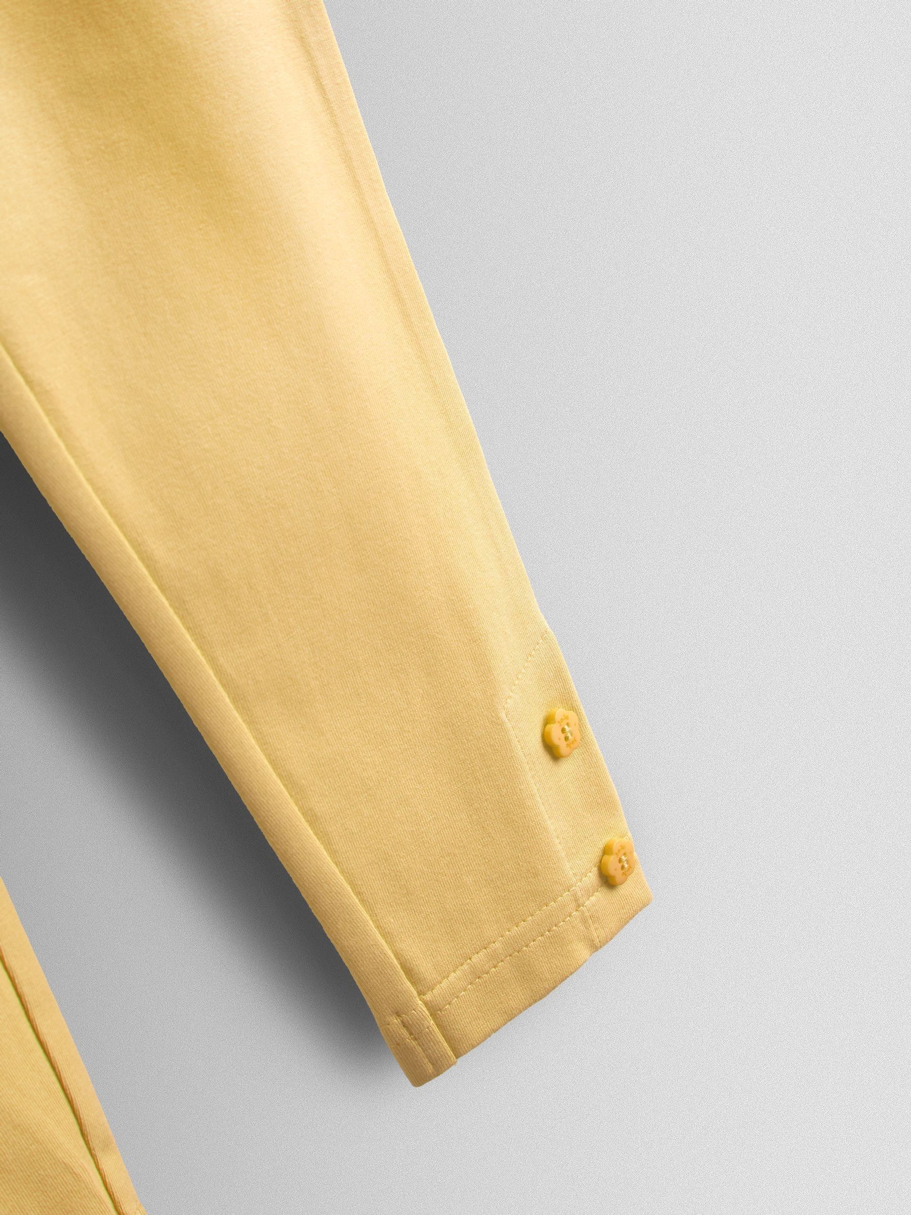 Buy JoJo Maman Bébé Yellow Ditsy 2-Pack Leggings from Next USA