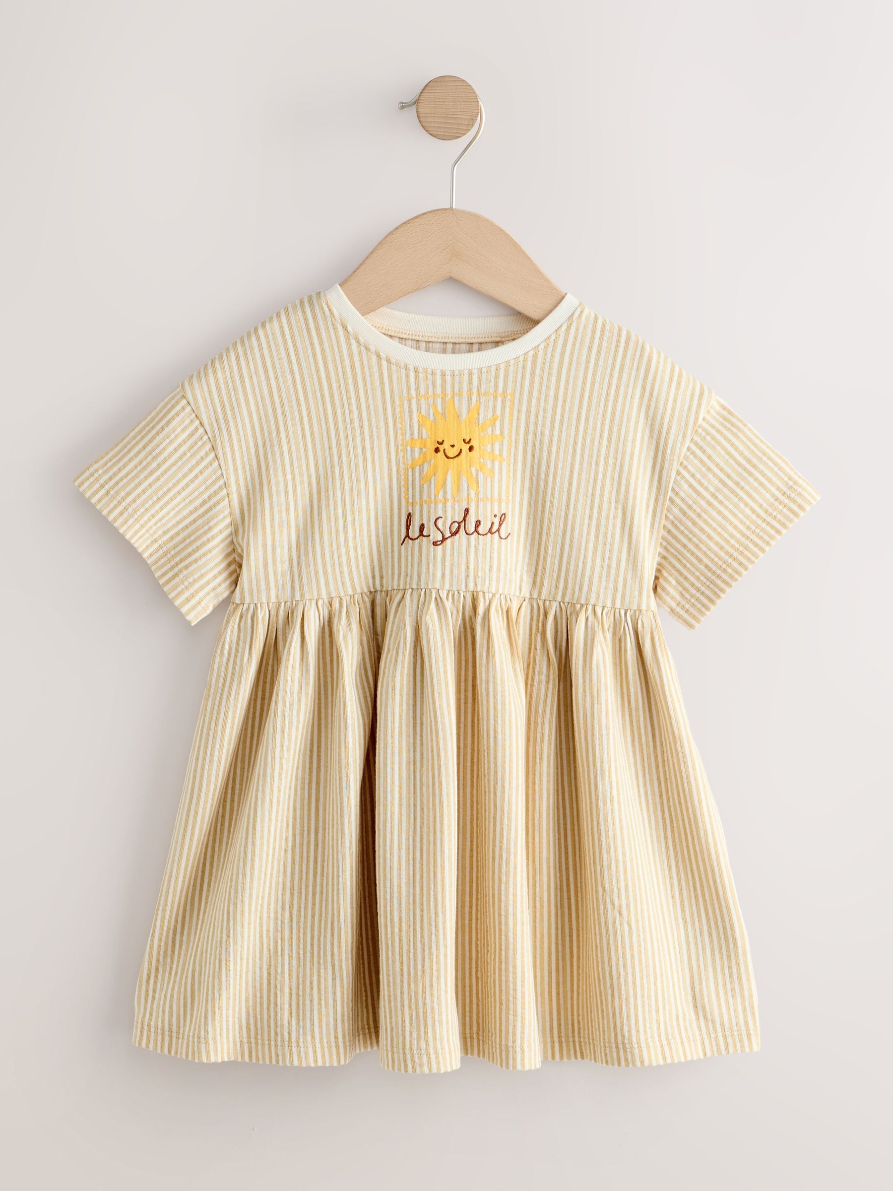Buy Neutral Essential Jersey Dress (3mths-7yrs) from Next USA