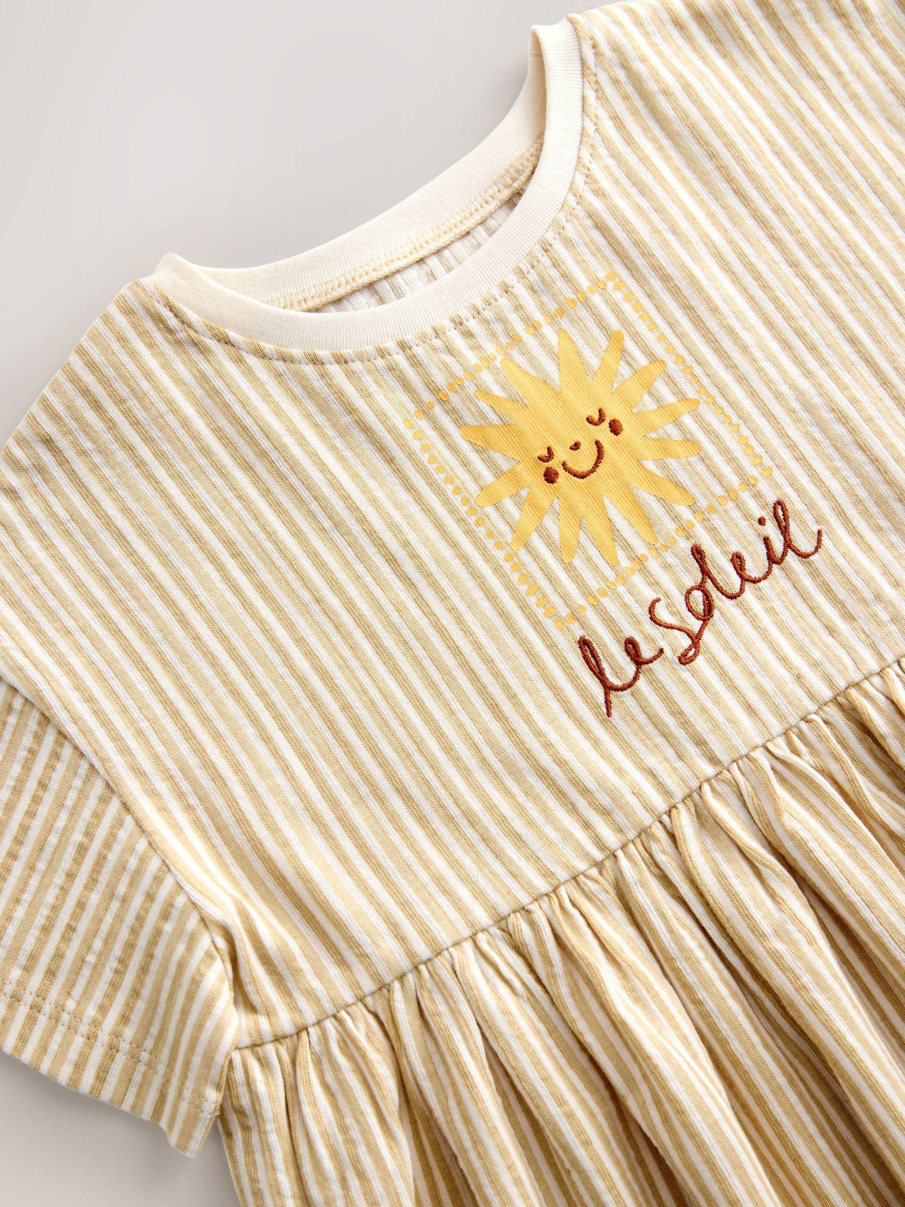 Buy Neutral Essential Jersey Dress (3mths-7yrs) from Next USA