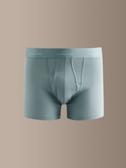 Blue/Neutral Pastel - Zestaw 4 sztuk - Bokserki Signature z bawełny Supima z trapezowym przodem - Obraz 4 z 8