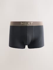 Slate Grey Base Pastel Waistband - Hipster-Boxershorts aus Baumwollmischung mit hohem Baumwollanteil - Bild 11 von 14