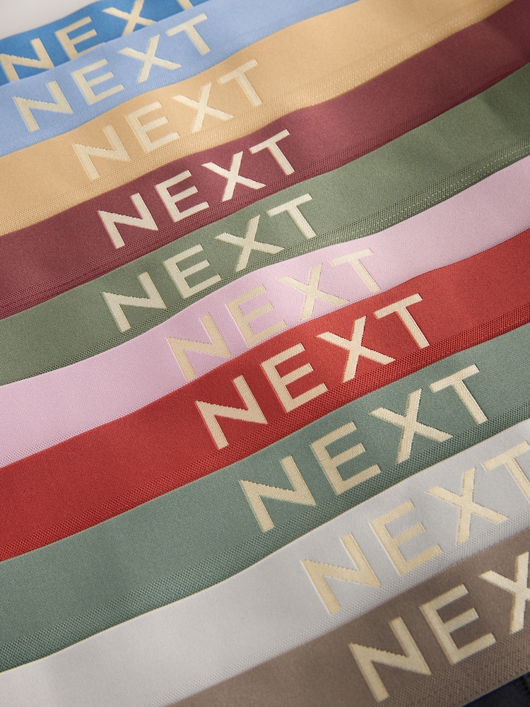 Slate Grey Base Pastel Waistband - Hipster-Boxershorts aus Baumwollmischung mit hohem Baumwollanteil - Bild 14 von 14