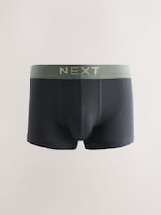 Slate Grey Base Pastel Waistband - Hipster-Boxershorts aus Baumwollmischung mit hohem Baumwollanteil - Bild 6 von 14