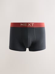 Slate Grey Base Pastel Waistband - Hipster-Boxershorts aus Baumwollmischung mit hohem Baumwollanteil - Bild 8 von 14